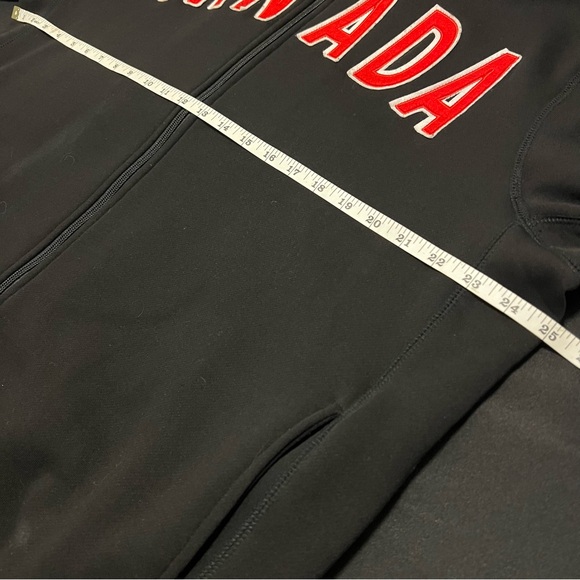 Team Canada Vintage Style Black Full Zip Sweater Jacket With Embroidery XL - Picture 2 of 11